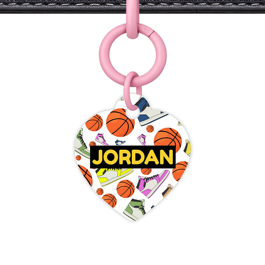 Basketball QR Smart Pet Id Tag (Dog Tag & Cat Tag)