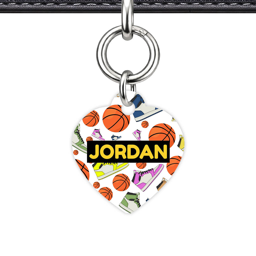 Basketball QR Smart Pet Id Tag (Dog Tag & Cat Tag)