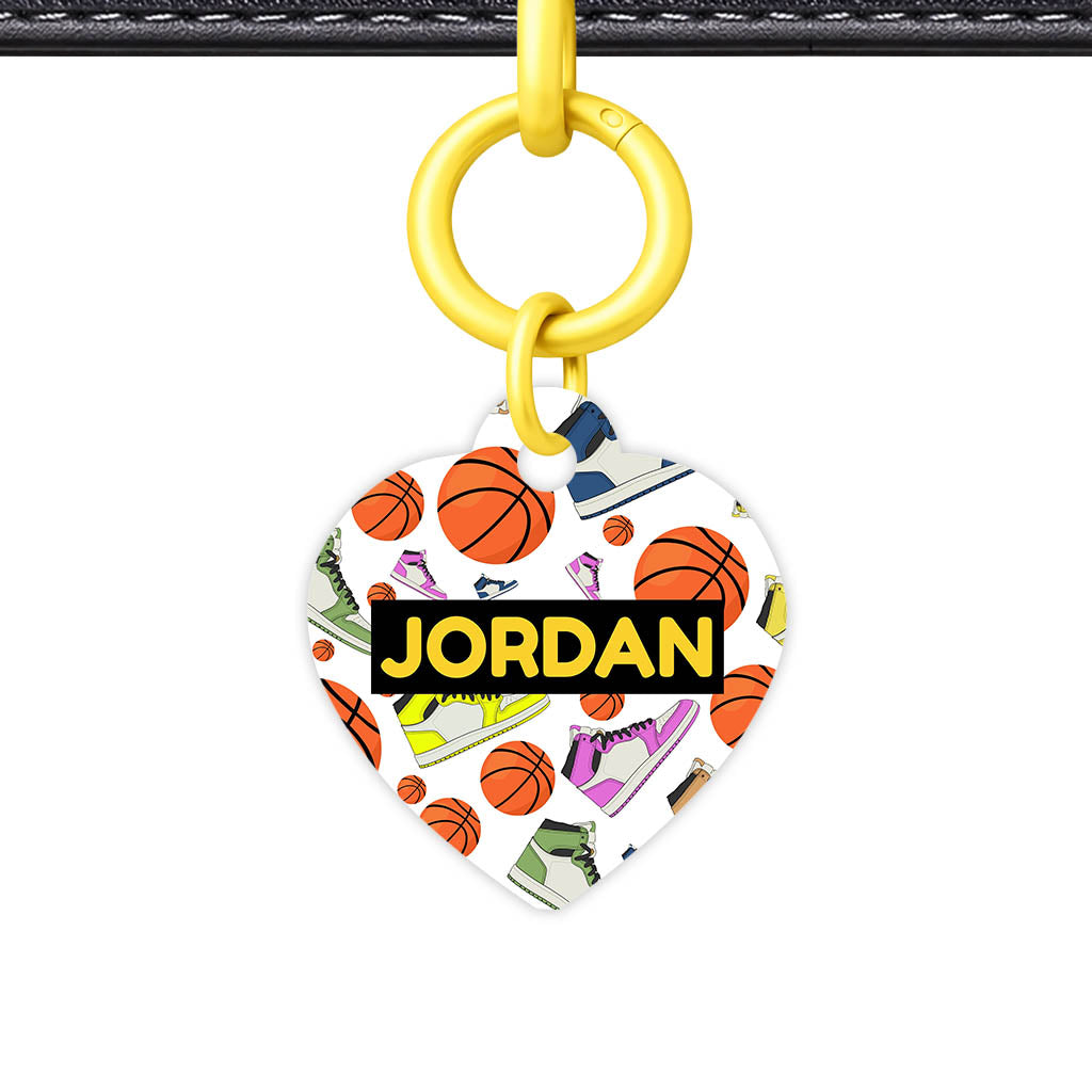 Basketball QR Smart Pet Id Tag (Dog Tag & Cat Tag)