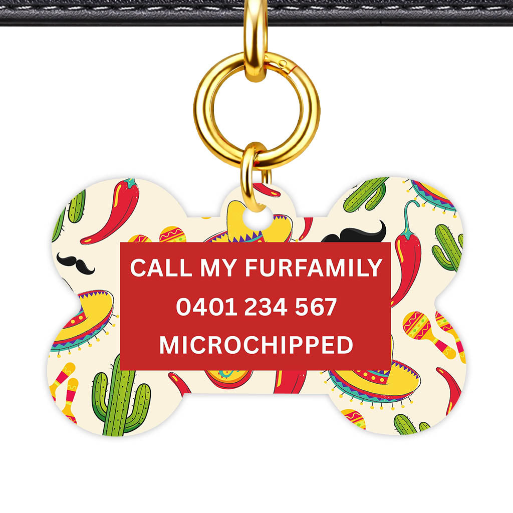 Mexico Madness Classic Pet Id (Dog Tag & Cat Tag)