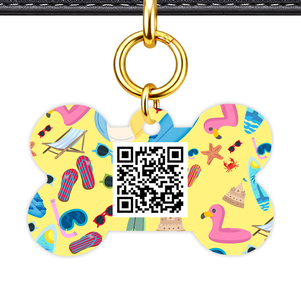 Suns Up Beach Vibes Smart QR Pet Id - image 28