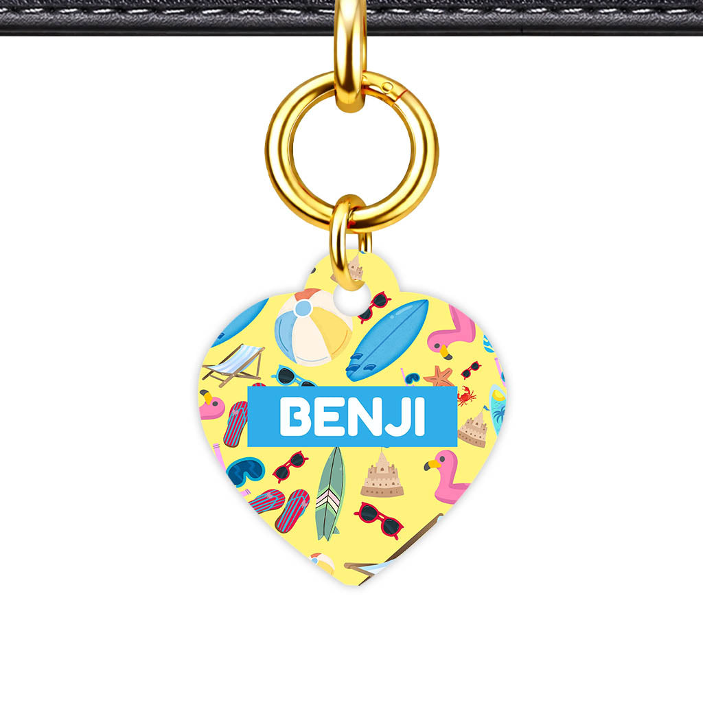 Suns Up Beach Vibes Smart QR Pet Id | Dogsy & Co