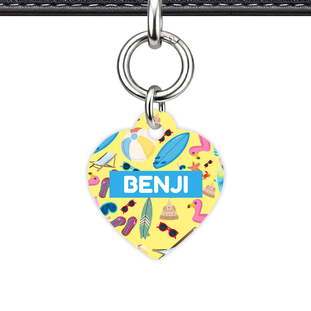 Suns Up Beach Vibes Smart QR Pet Id - alternate view