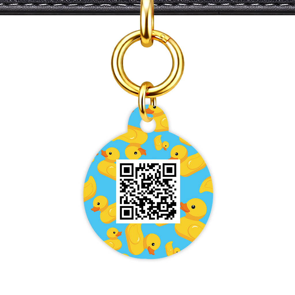 Rubber Ducky QR Smart Pet Id Tag (Dog Tag & Cat Tag)