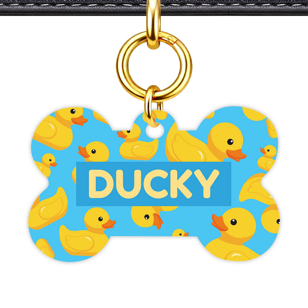 Rubber Ducky QR Smart Pet Id Tag (Dog Tag & Cat Tag)