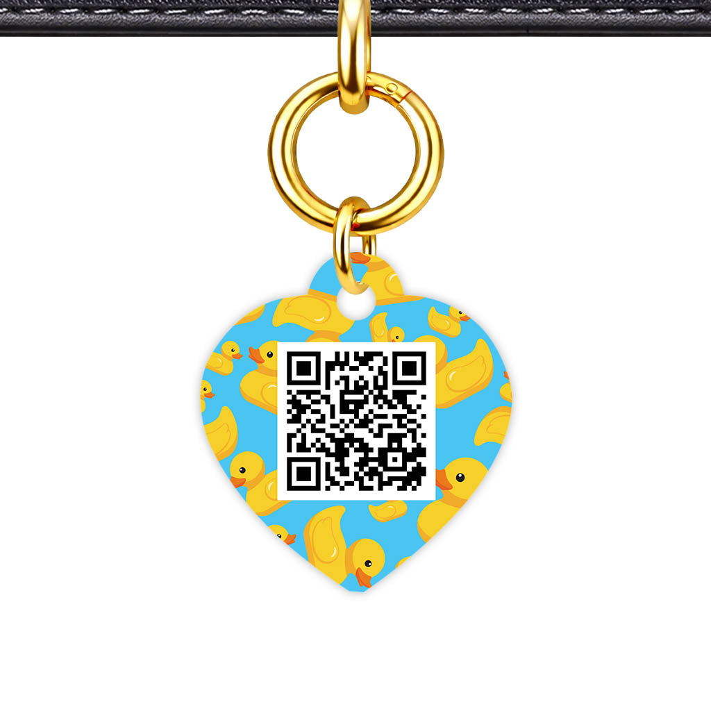 Rubber Ducky QR Smart Pet Id Tag (Dog Tag & Cat Tag)