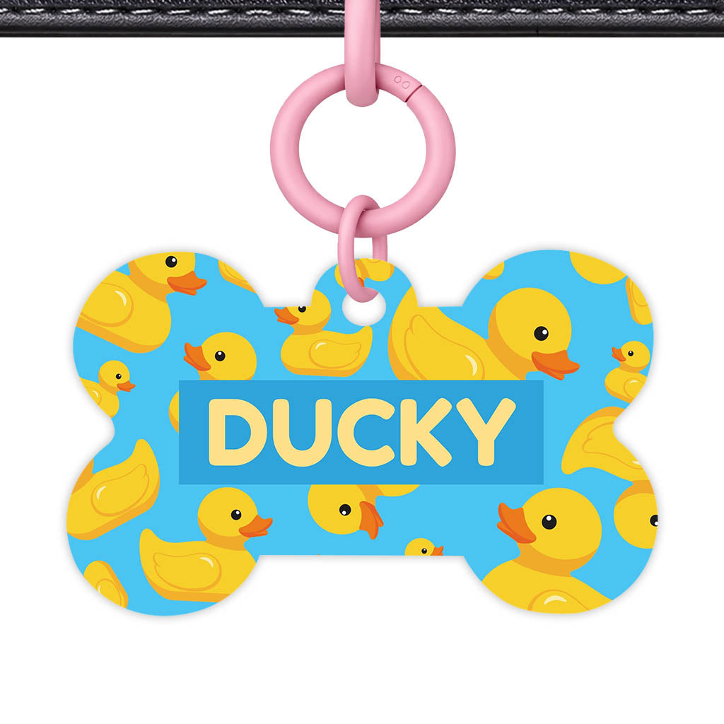 Rubber Ducky QR Smart Pet Id Tag (Dog Tag & Cat Tag)