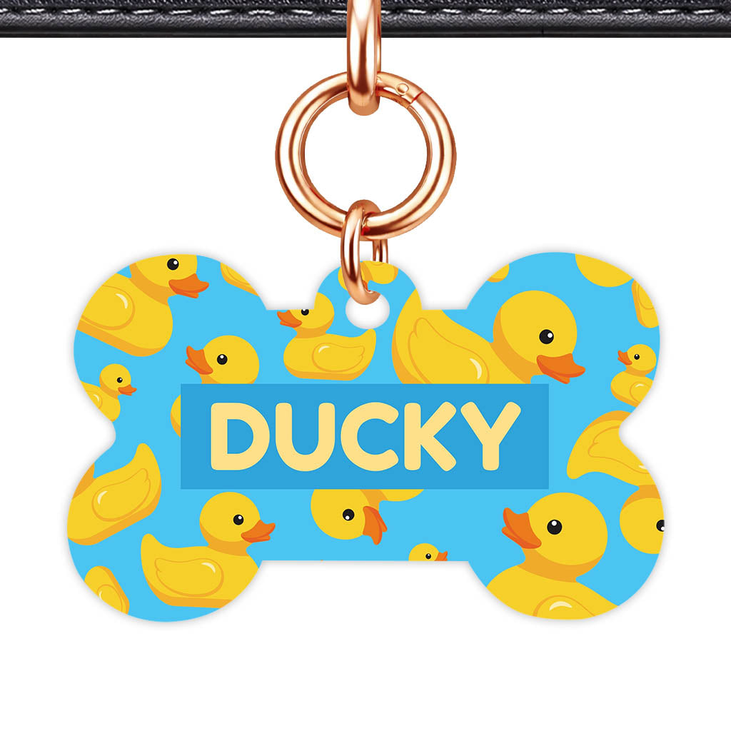 Rubber Ducky QR Smart Pet Id Tag (Dog Tag & Cat Tag)