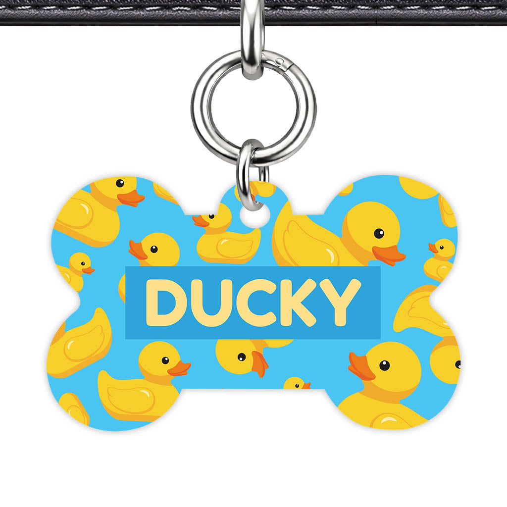 Rubber Ducky QR Smart Pet Id Tag (Dog Tag & Cat Tag)