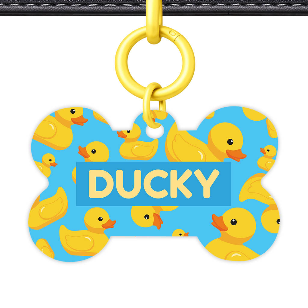 Rubber Ducky QR Smart Pet Id Tag (Dog Tag & Cat Tag)