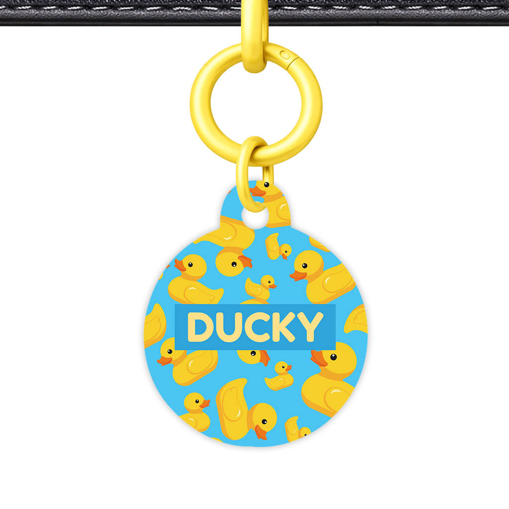 Rubber Ducky QR Smart Pet Id Tag (Dog Tag & Cat Tag)