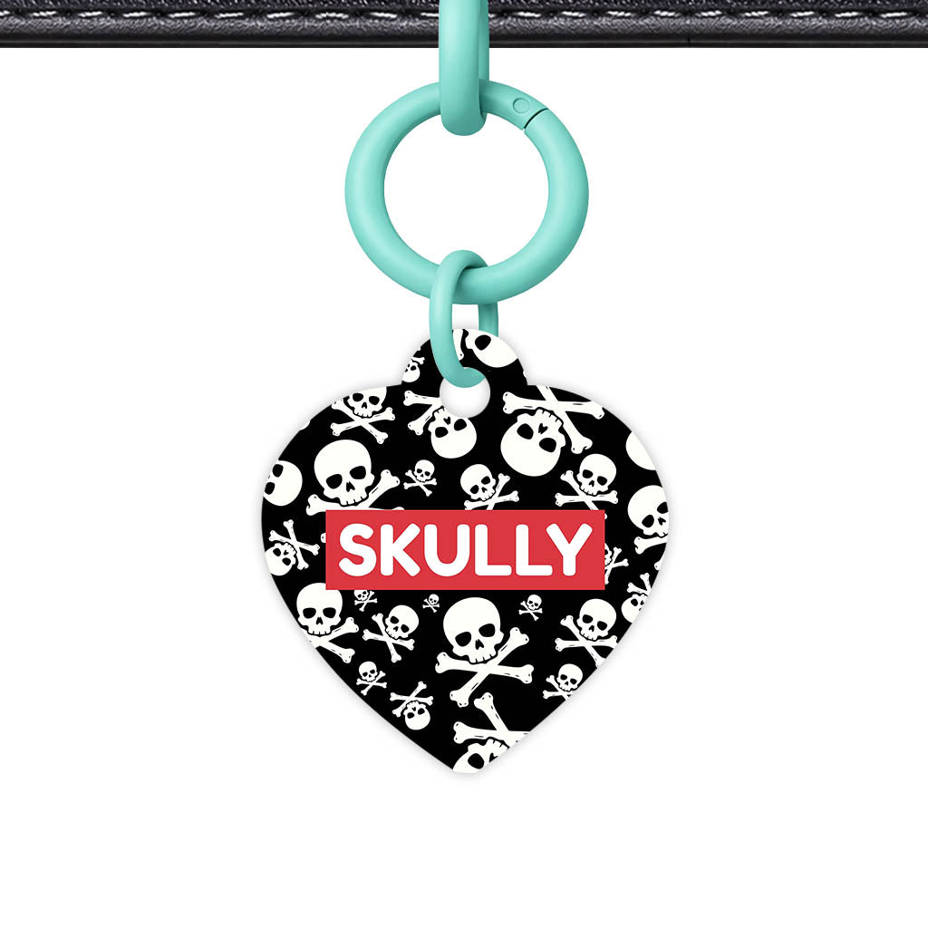 Skulls QR Smart Pet Id Tag (Dog Tag & Cat Tag)