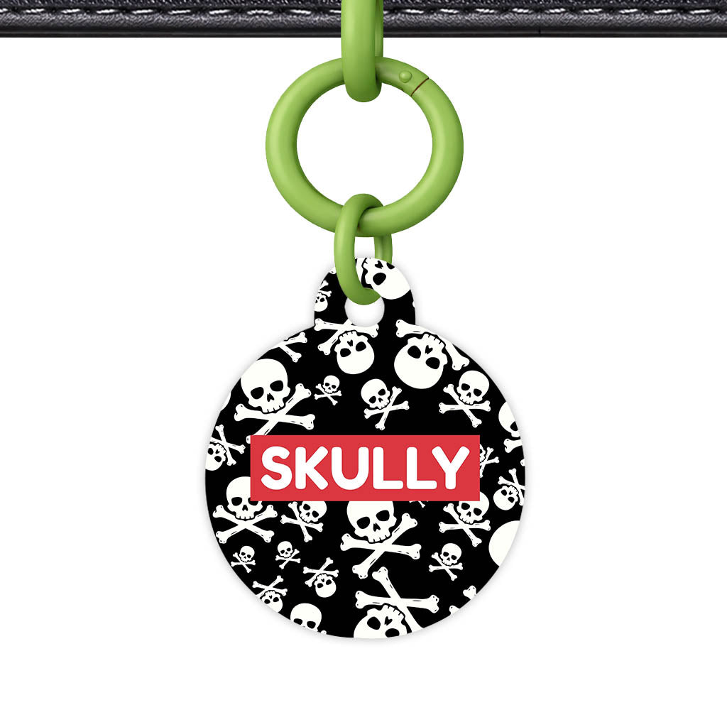 Skulls QR Smart Pet Id Tag (Dog Tag & Cat Tag)