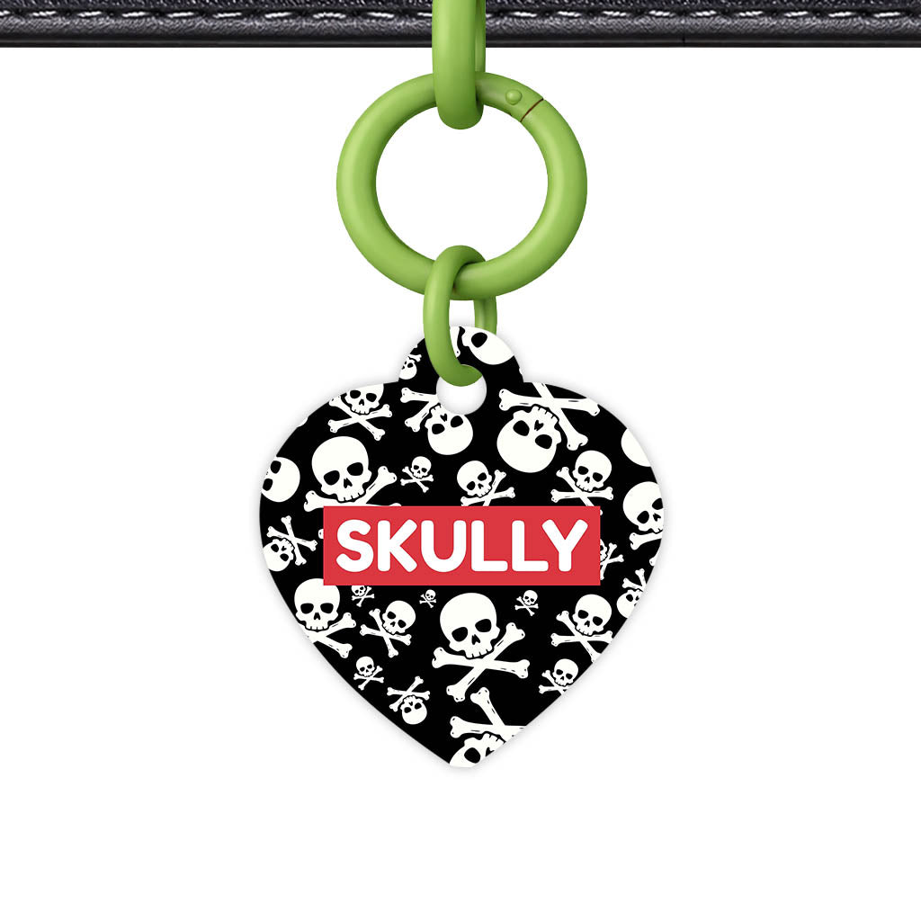 Skulls QR Smart Pet Id Tag (Dog Tag & Cat Tag)