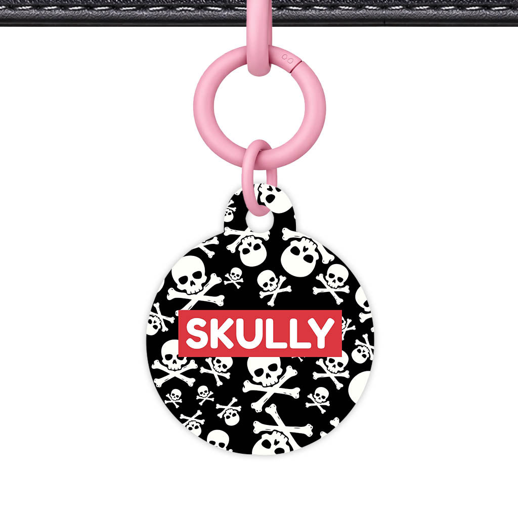 Skulls QR Smart Pet Id Tag (Dog Tag & Cat Tag)
