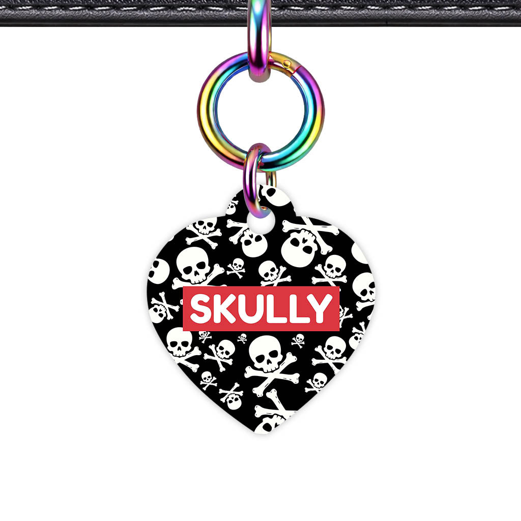 Skulls QR Smart Pet Id Tag (Dog Tag & Cat Tag)