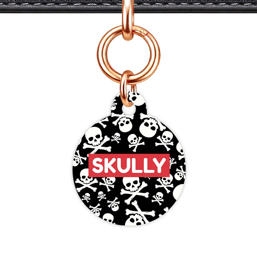 Skulls QR Smart Pet Id Tag (Dog Tag & Cat Tag)