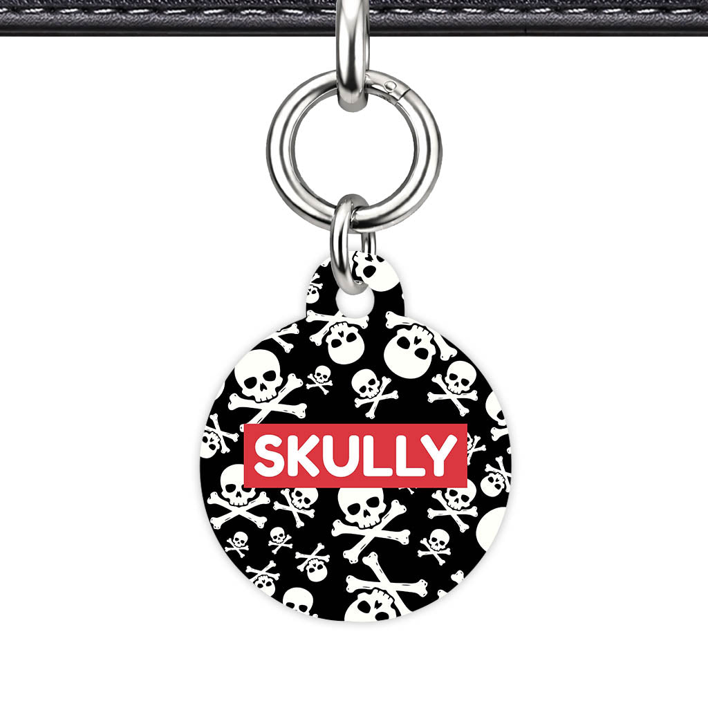 Skulls QR Smart Pet Id Tag (Dog Tag & Cat Tag)