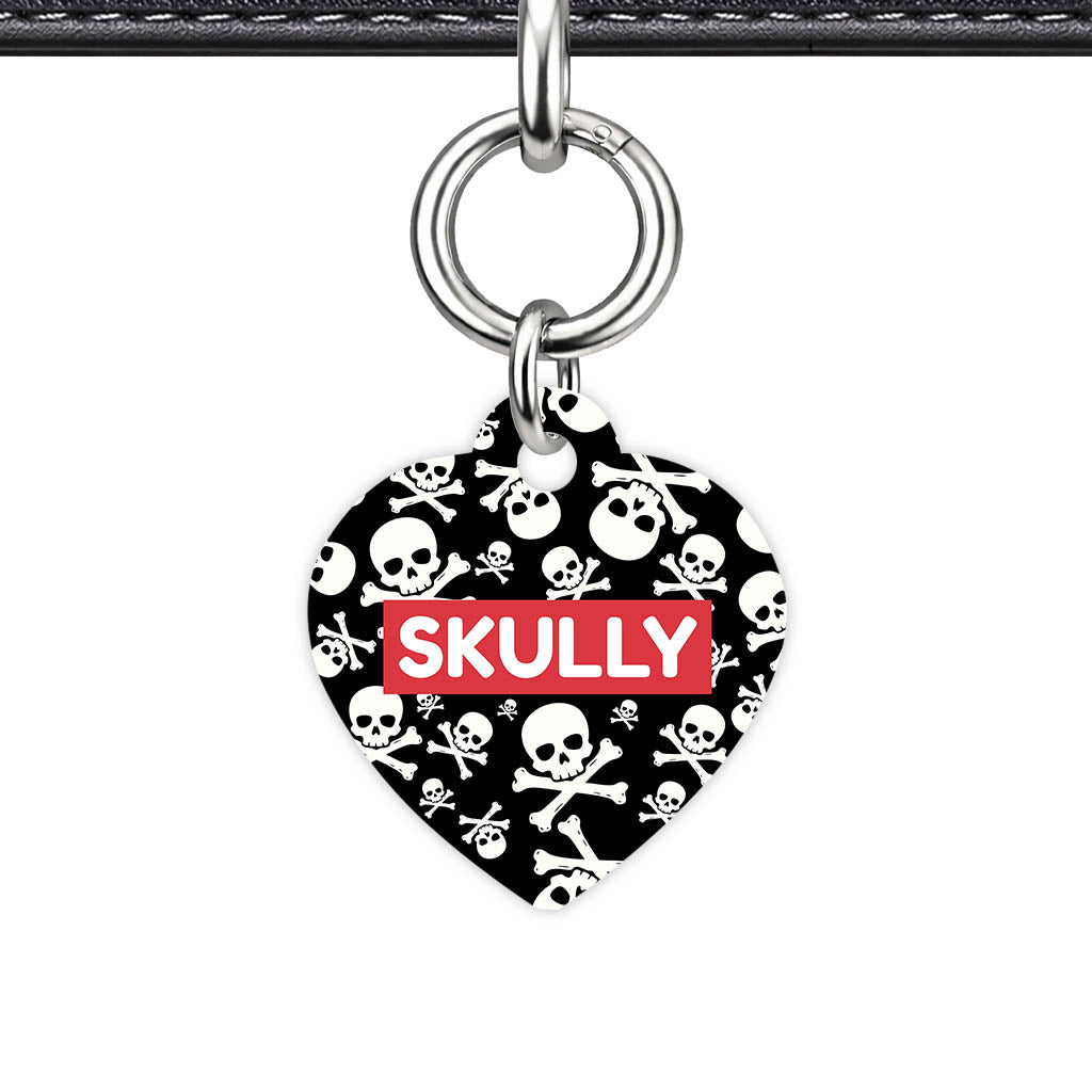 Skulls QR Smart Pet Id Tag (Dog Tag & Cat Tag)