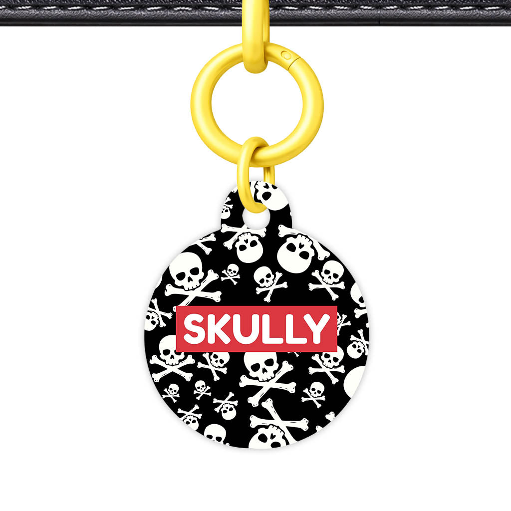 Skulls QR Smart Pet Id Tag (Dog Tag & Cat Tag)