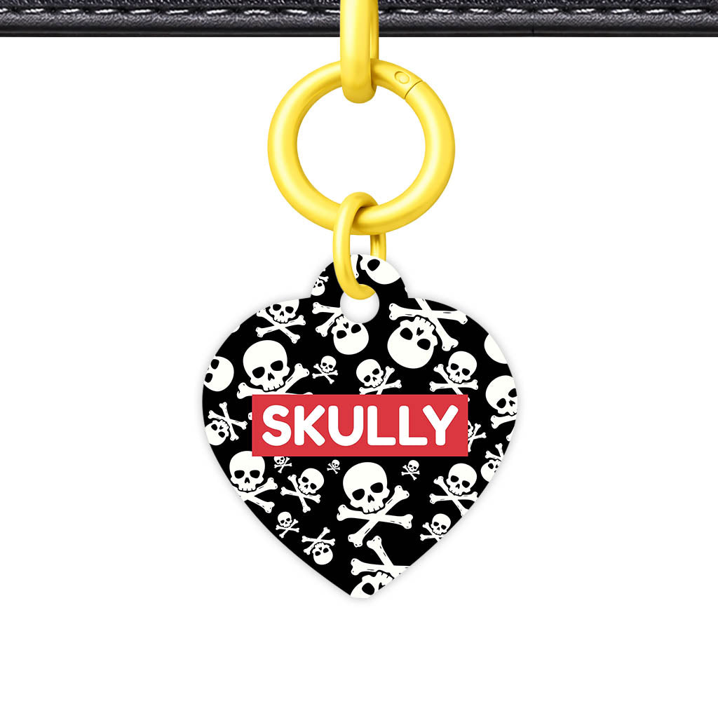 Skulls QR Smart Pet Id Tag (Dog Tag & Cat Tag)