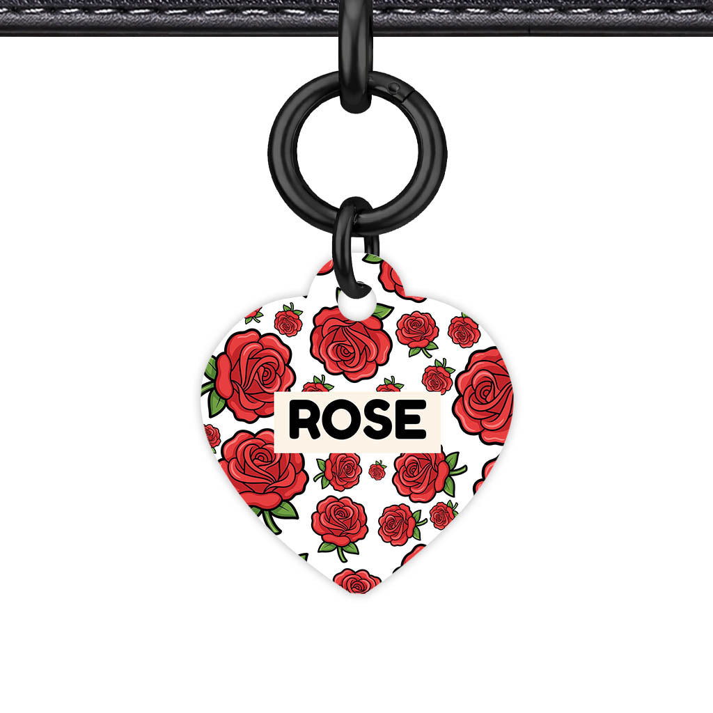 Roses QR Smart Pet Id Tag (Dog Tag & Cat Tag)