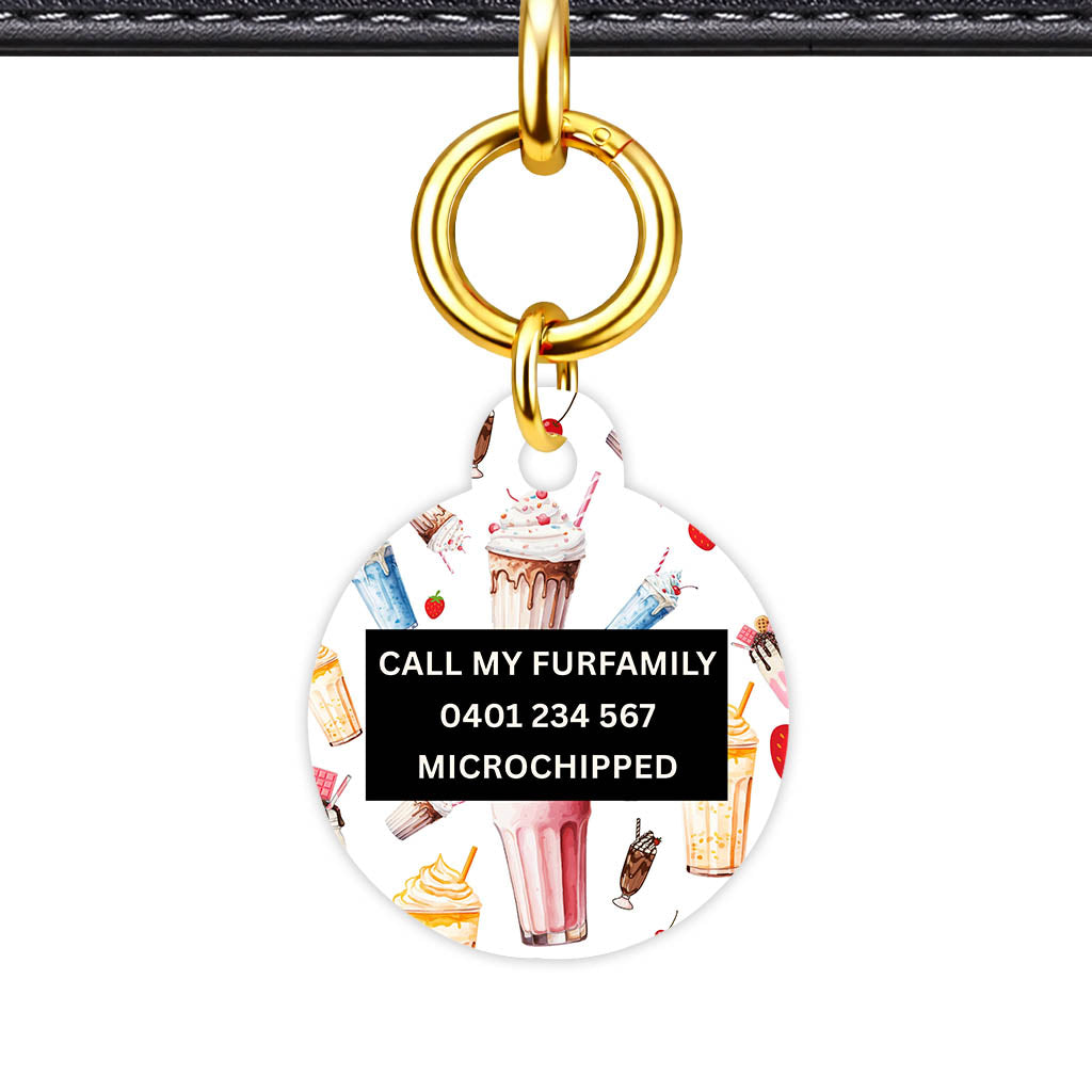 Milkshake and Diners Classic Pet Id (Dog Tag & Cat Tag)