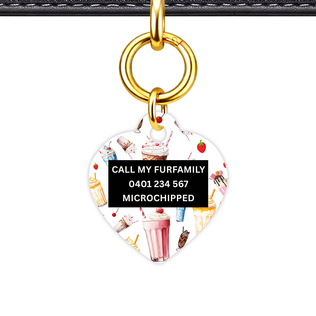 Milkshake and Diners Classic Pet Id (Dog Tag & Cat Tag)