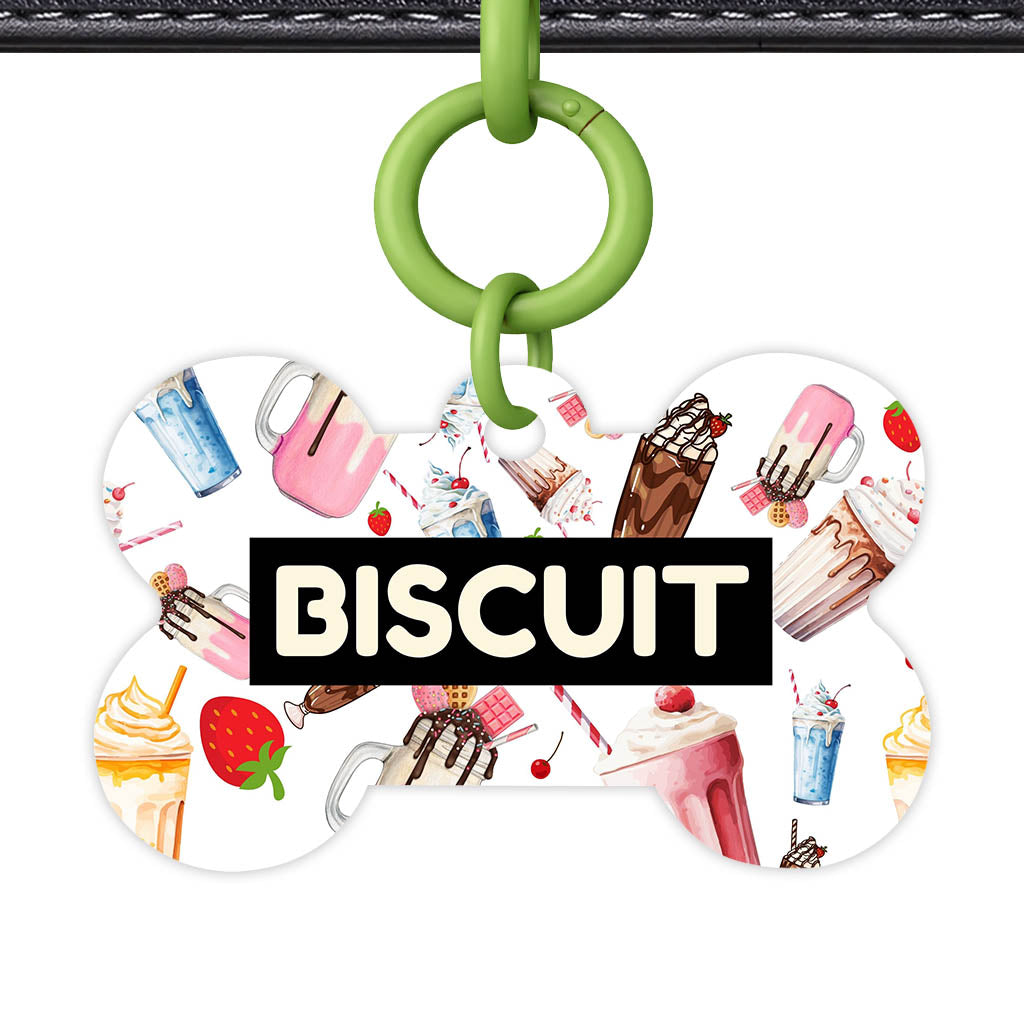 Milkshake and Diners Classic Pet Id (Dog Tag & Cat Tag)