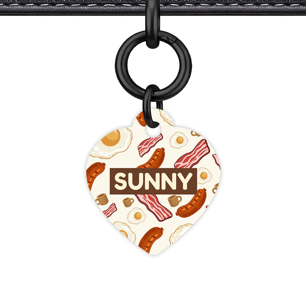 Breakfast Fry Up QR Smart Pet Id Tag (Dog Tag & Cat Tag)