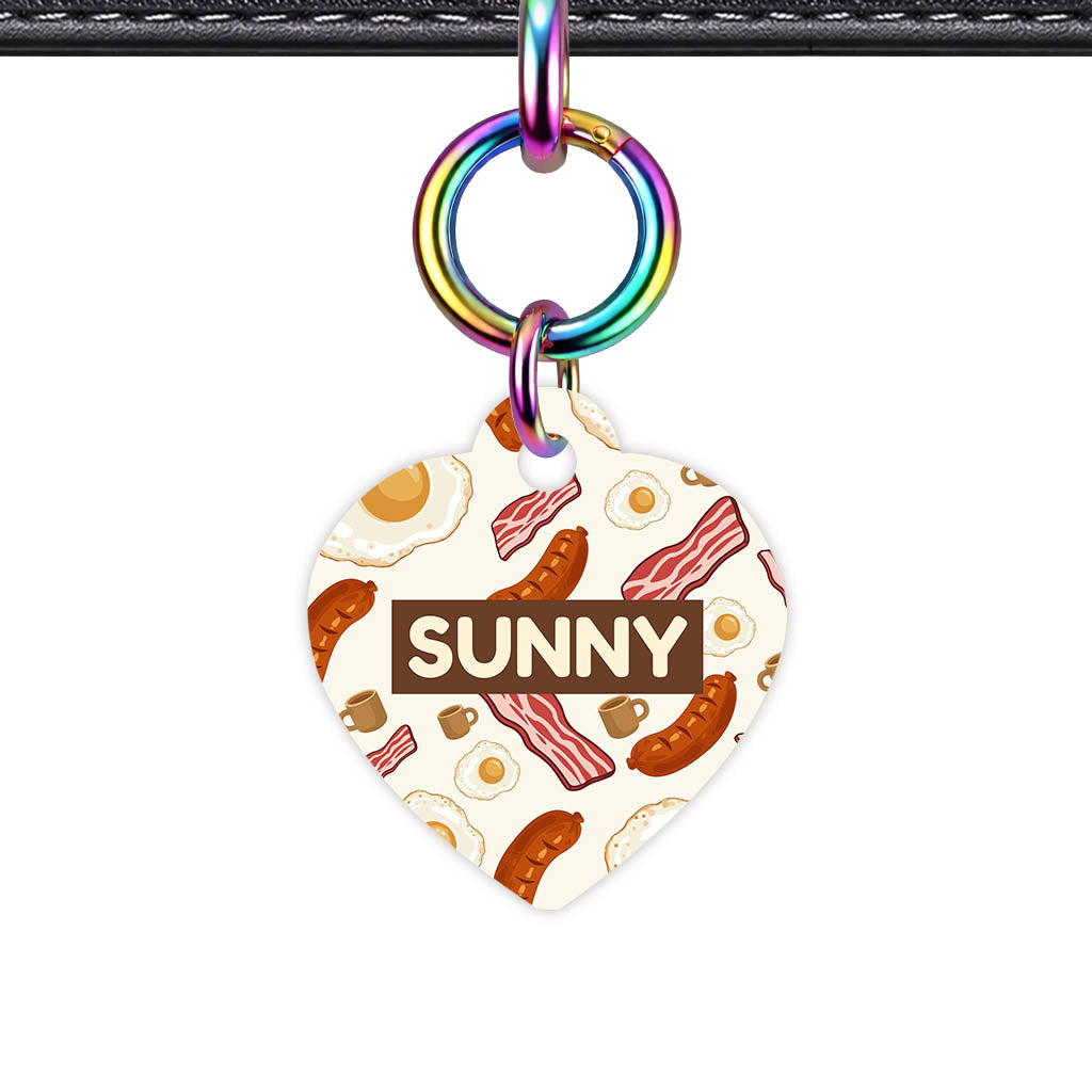 Breakfast Fry Up QR Smart Pet Id Tag (Dog Tag & Cat Tag)