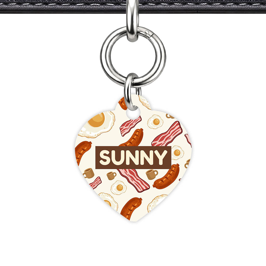 Breakfast Fry Up QR Smart Pet Id Tag (Dog Tag & Cat Tag)