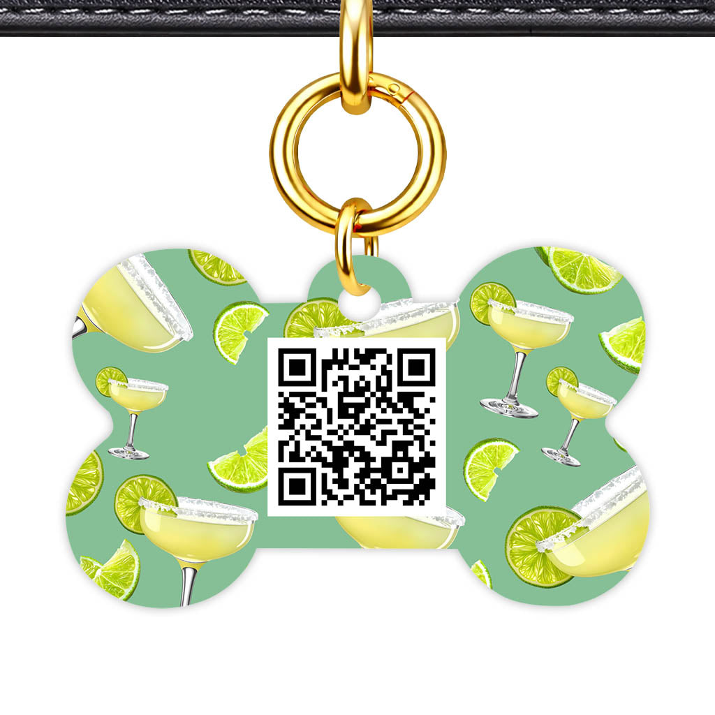 Cocktails QR Smart Pet Id Tag (Dog Tag & Cat Tag)