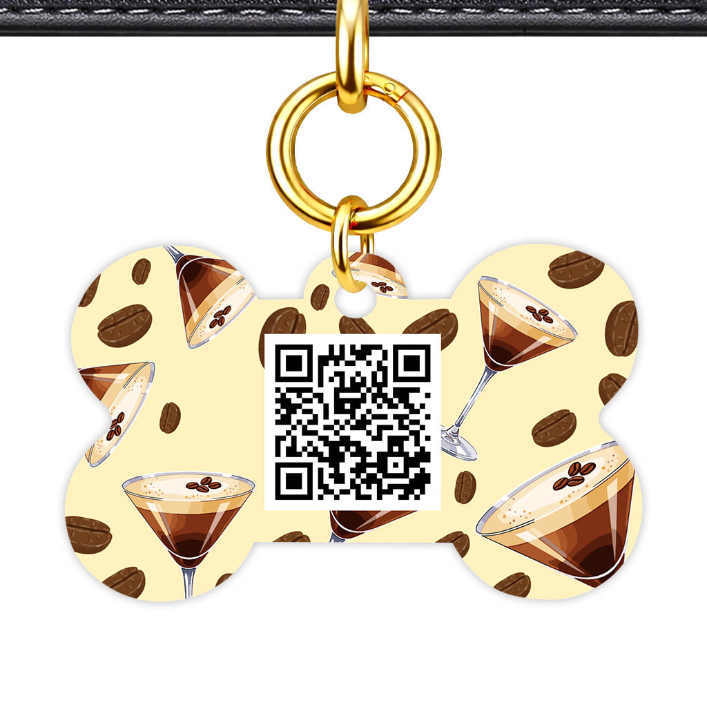 Espresso QR Smart Pet Id Tag (Dog Tag & Cat Tag)