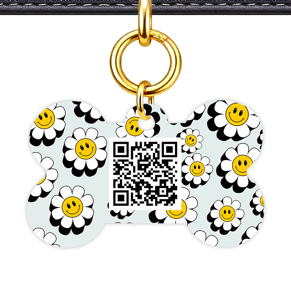 Daisy Crazy QR Smart Pet Id Tag (Dog Tag & Cat Tag)