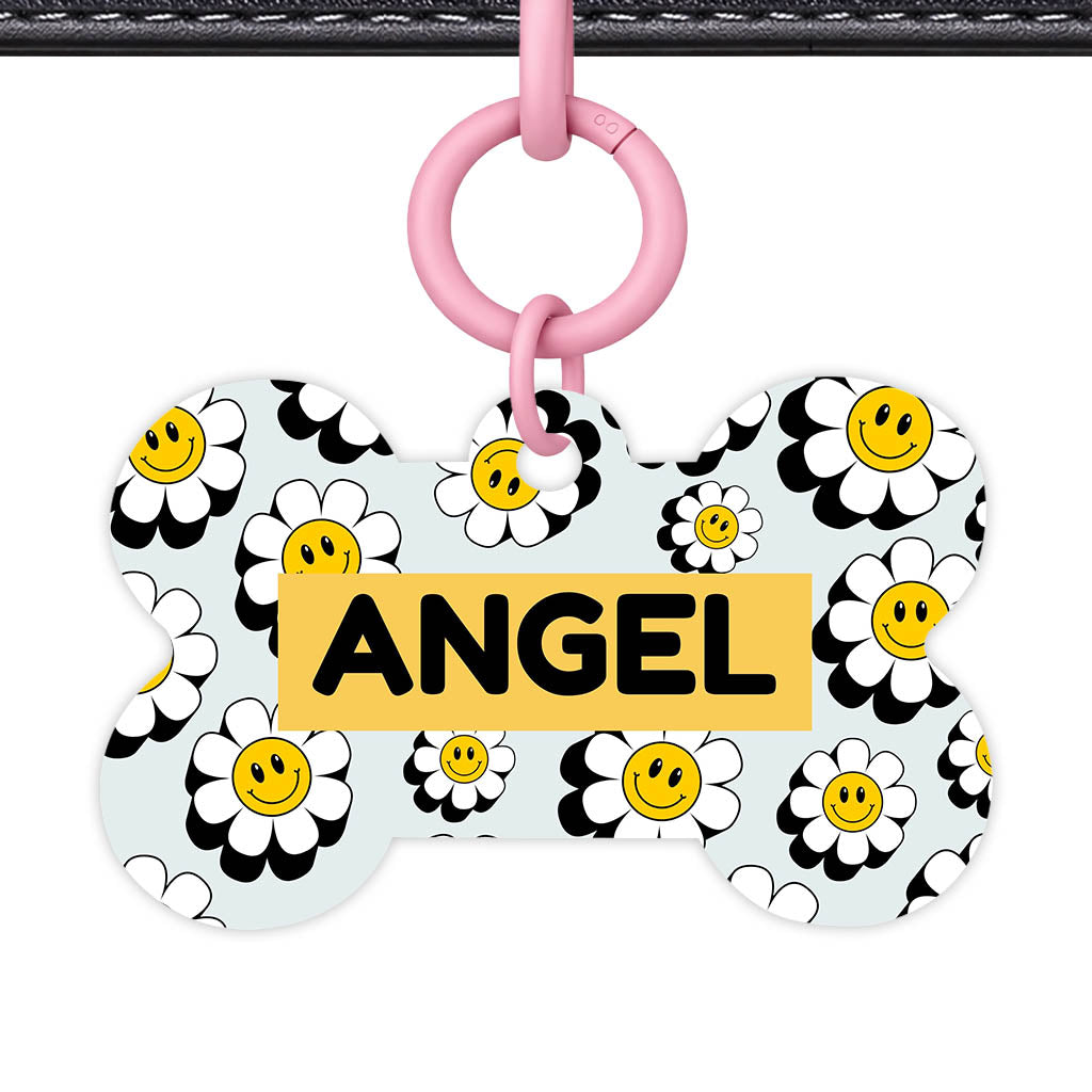 Daisy Crazy QR Smart Pet Id Tag (Dog Tag & Cat Tag)