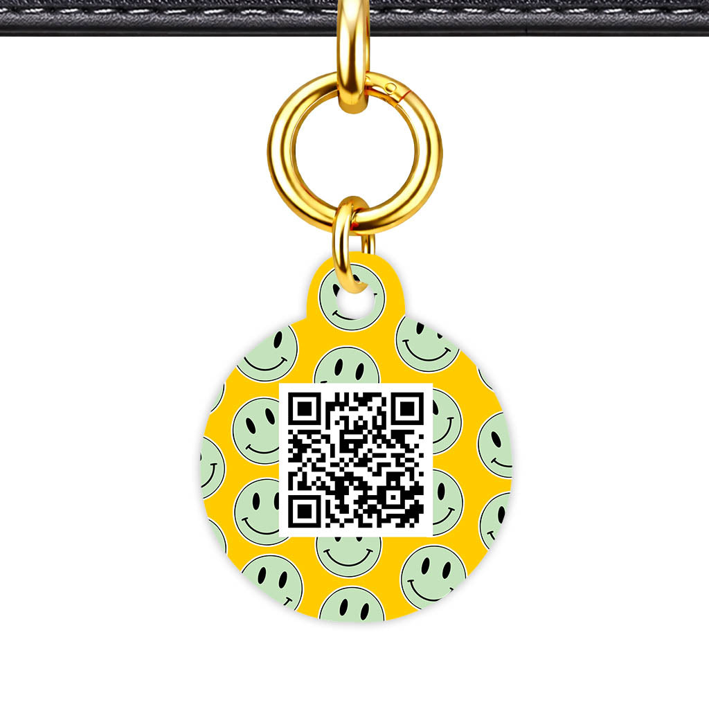Smiles on Diles QR Smart Pet Id Tag (Dog Tag & Cat Tag)