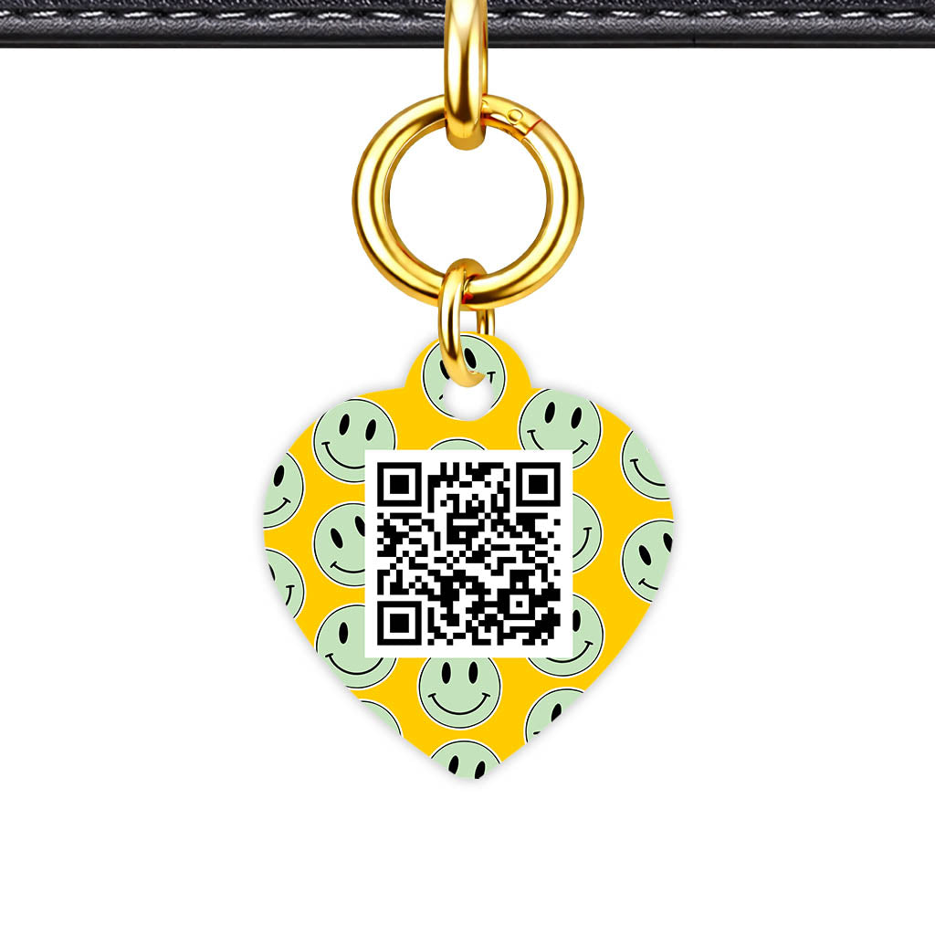Smiles on Diles QR Smart Pet Id Tag (Dog Tag & Cat Tag)