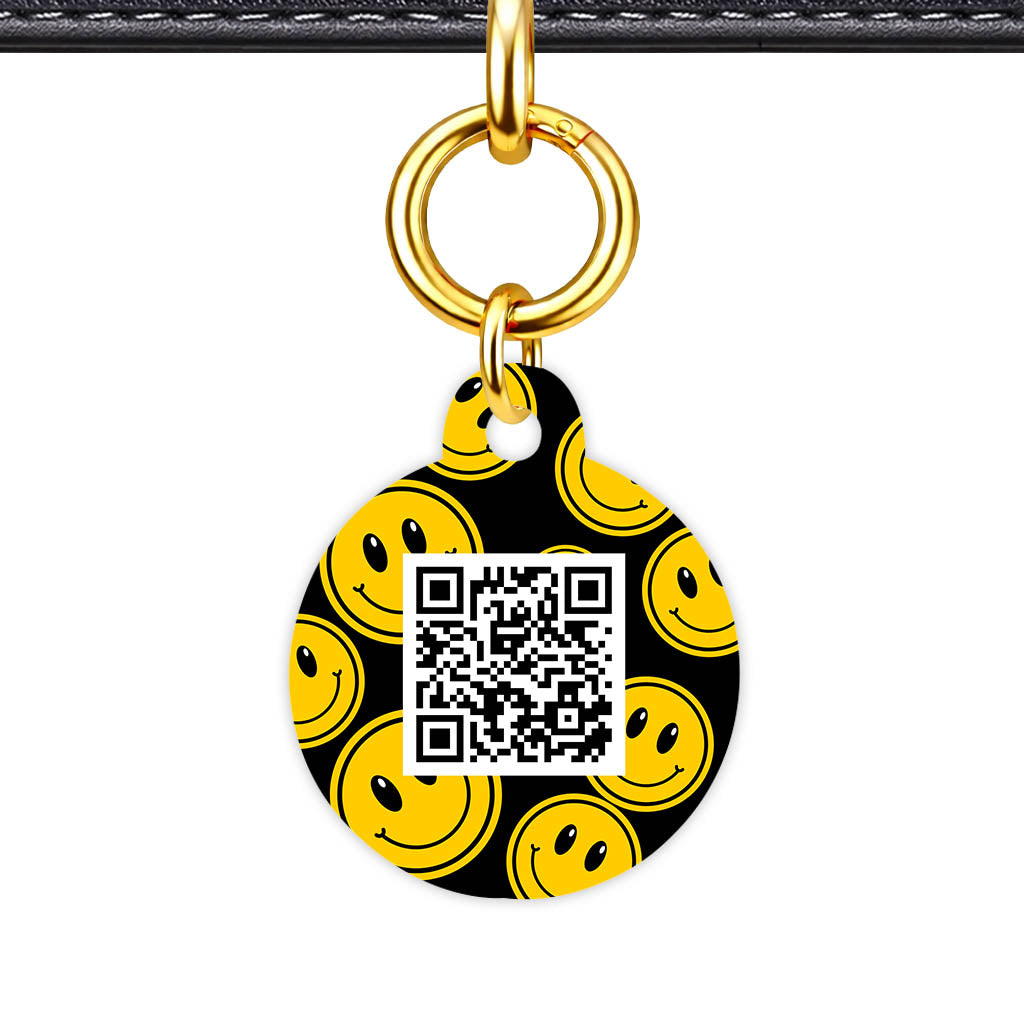 Happy Campers QR Smart Pet Id Tag (Dog Tag & Cat Tag)