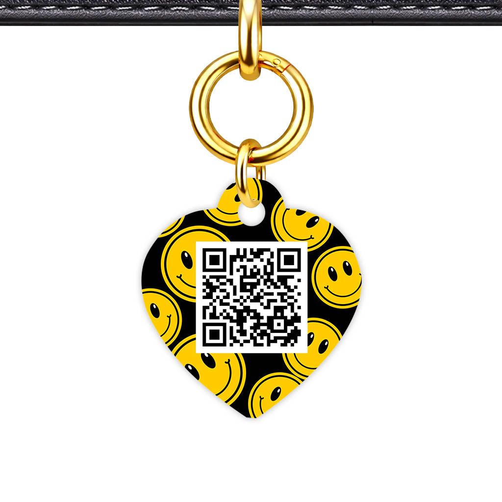Happy Campers QR Smart Pet Id Tag (Dog Tag & Cat Tag)