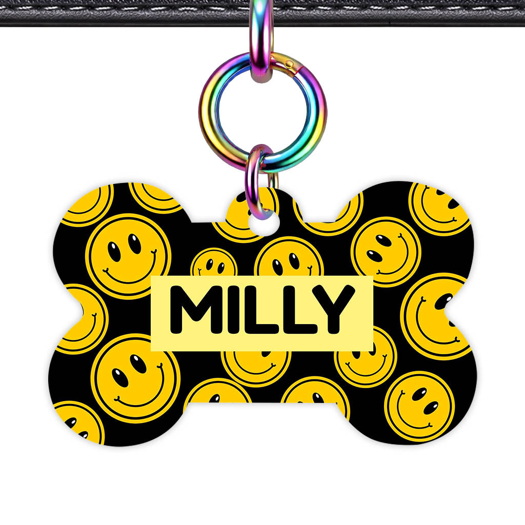 Happy Campers QR Smart Pet Id Tag (Dog Tag & Cat Tag)