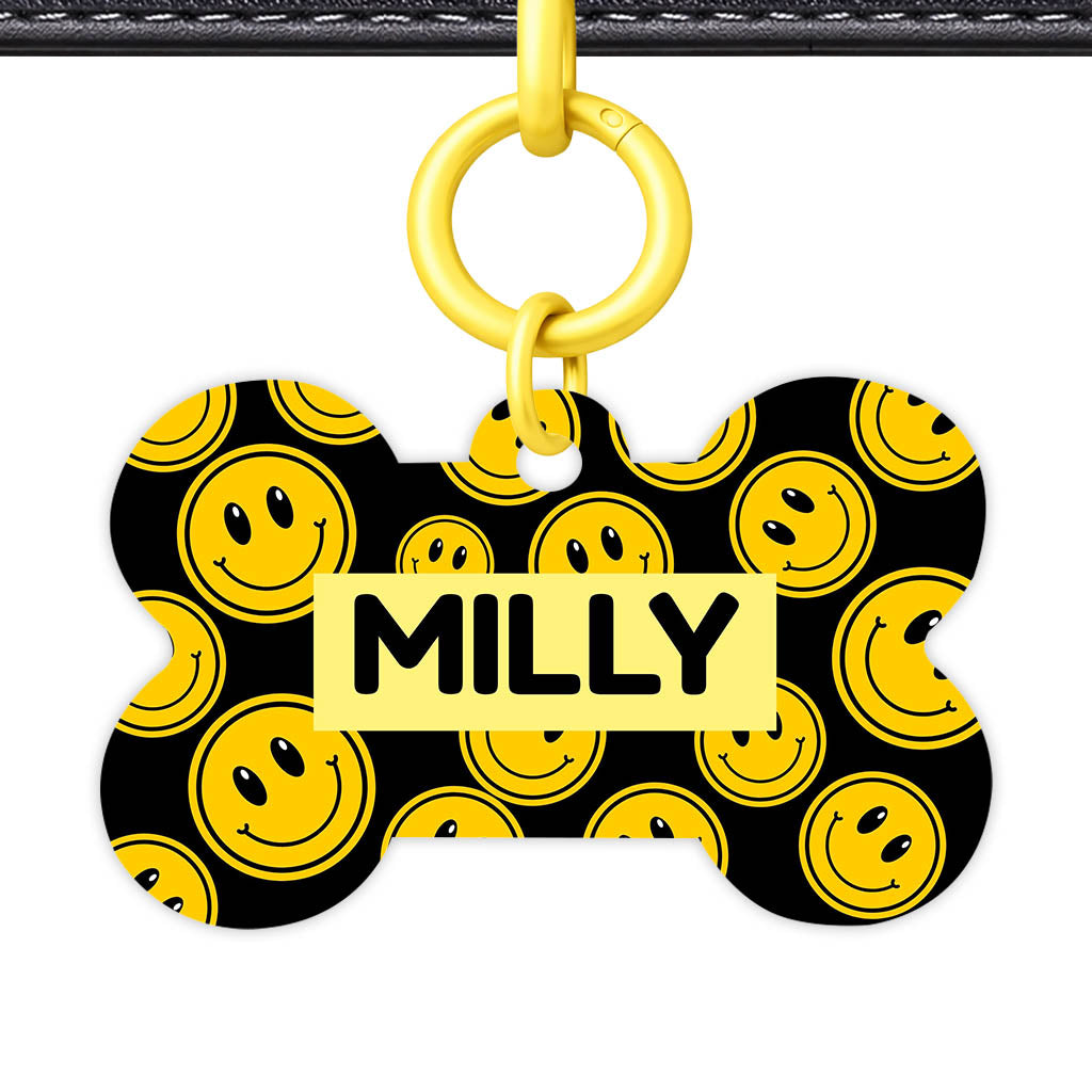 Happy Campers QR Smart Pet Id Tag (Dog Tag & Cat Tag)