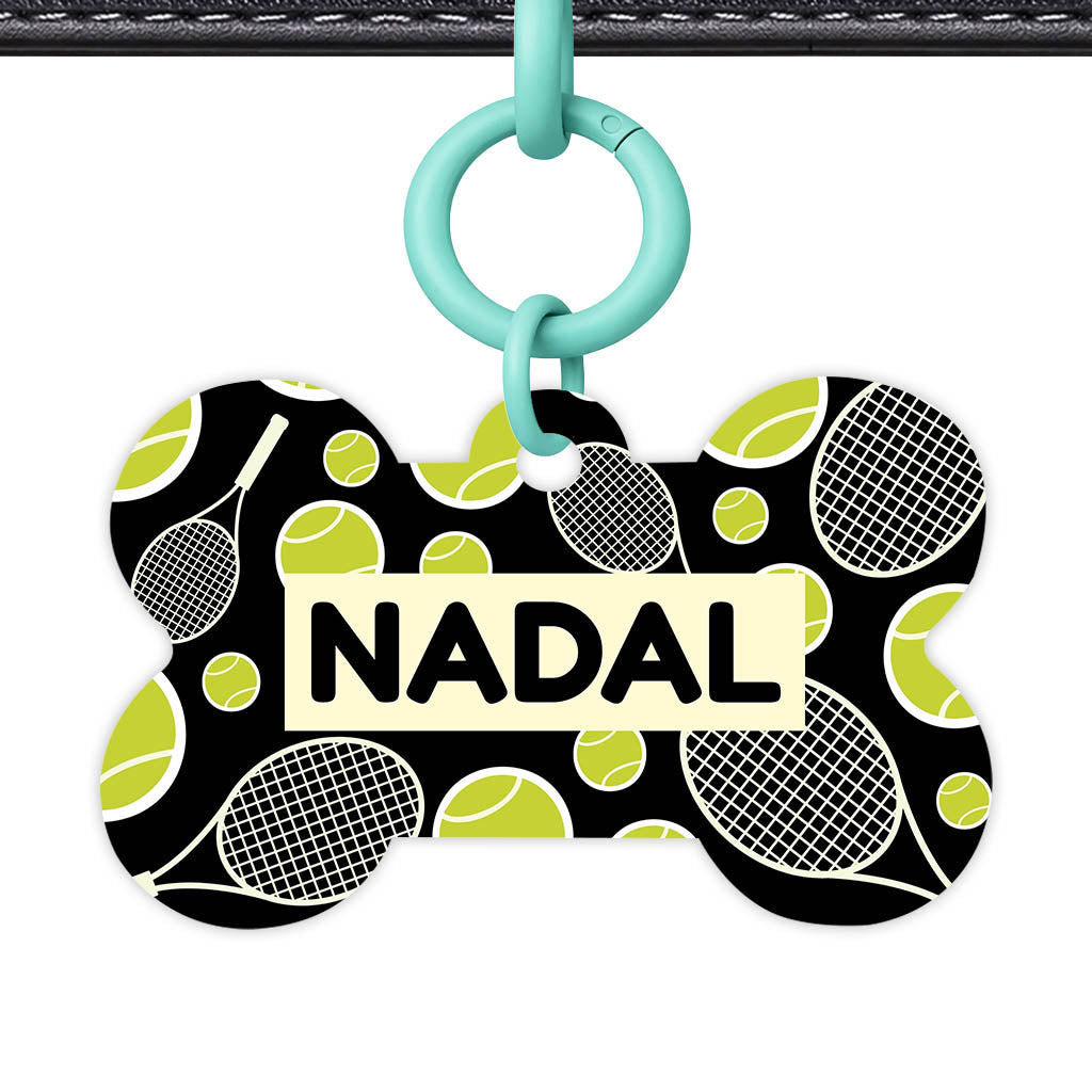 Tennis QR Smart Pet Id Tag (Dog Tag & Cat Tag)