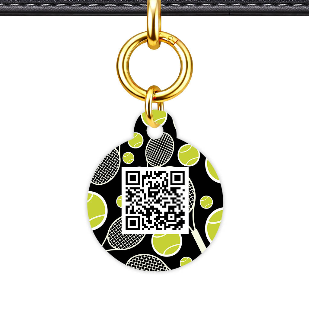 Tennis QR Smart Pet Id Tag (Dog Tag & Cat Tag)