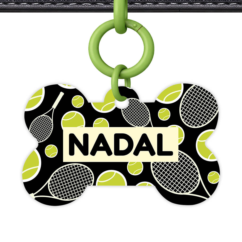 Tennis QR Smart Pet Id Tag (Dog Tag & Cat Tag)