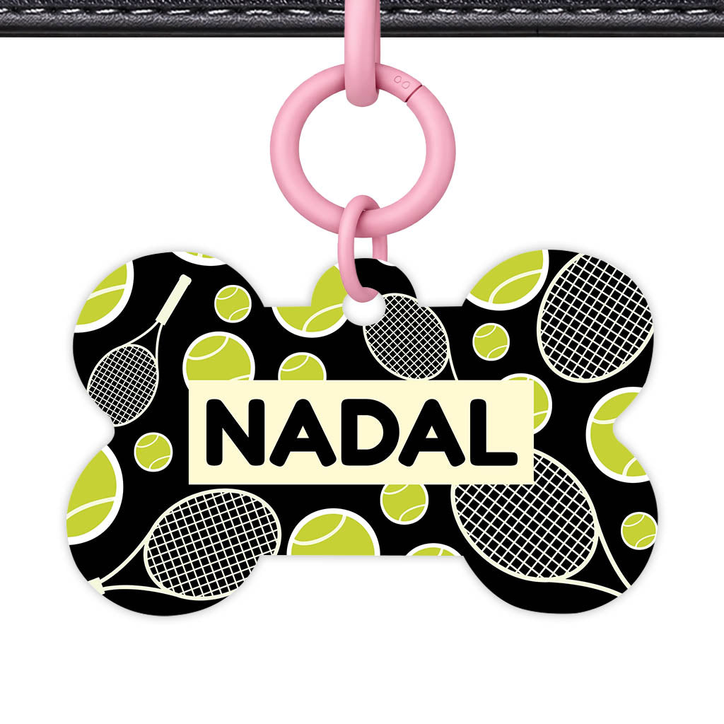 Tennis QR Smart Pet Id Tag (Dog Tag & Cat Tag)