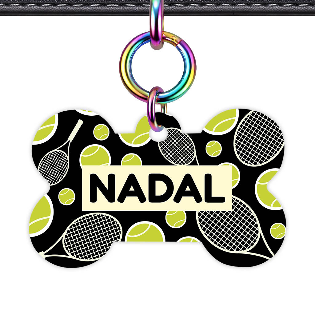 Tennis QR Smart Pet Id Tag (Dog Tag & Cat Tag)