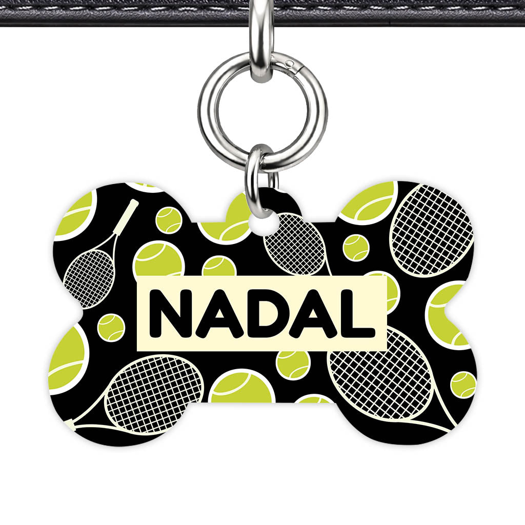 Tennis QR Smart Pet Id Tag (Dog Tag & Cat Tag)