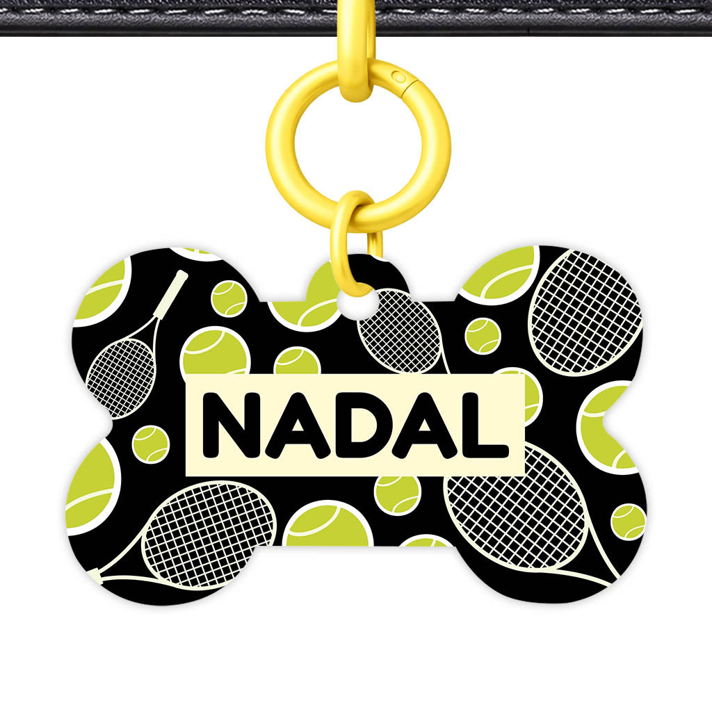 Tennis QR Smart Pet Id Tag (Dog Tag & Cat Tag)