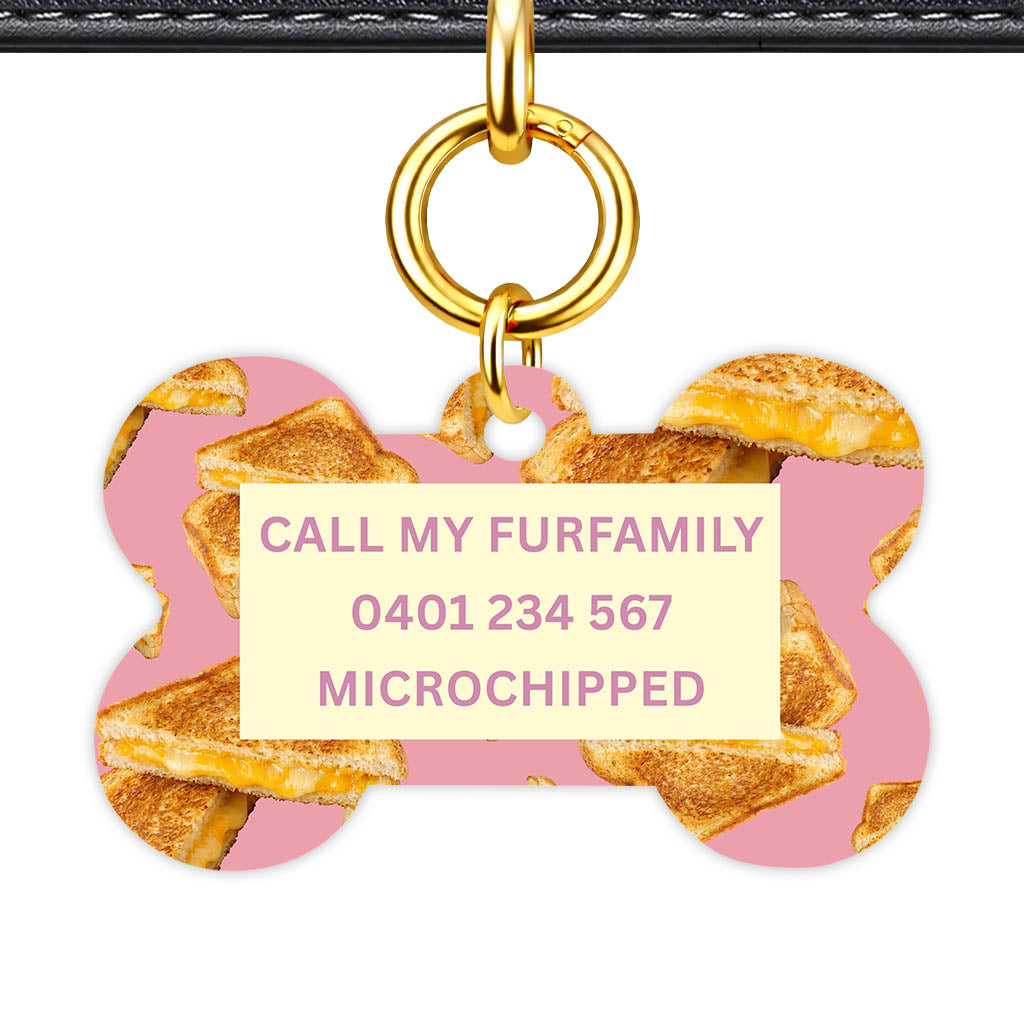 Cheese Toastie Classic Pet Id (Dog Tag & Cat Tag)